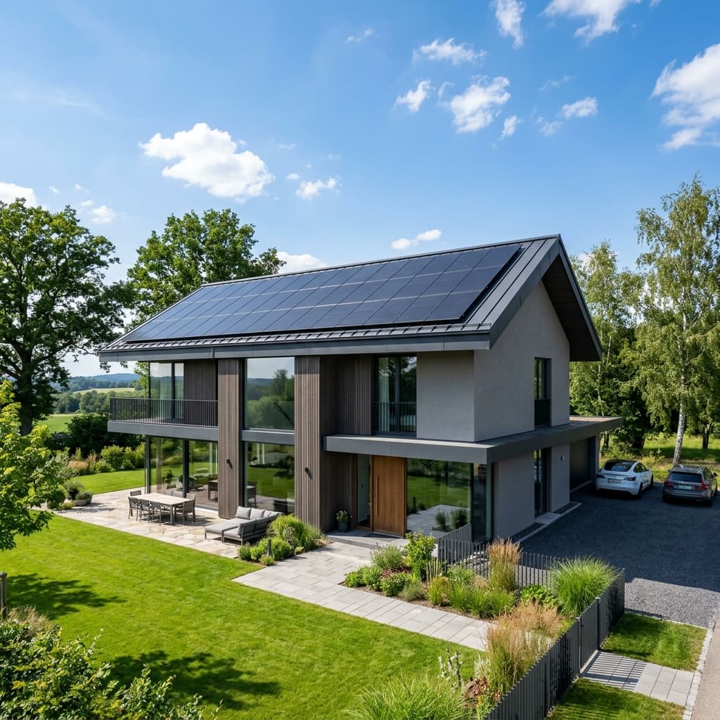 Photovoltaik Installation Eigenheim Deutschland