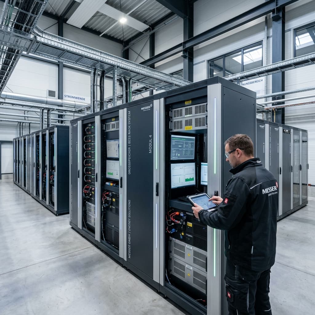 Industrie Großspeicher BESS Anlage